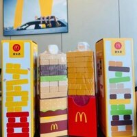COCA-COLA Đồ Chơi Lắp Ráp Khoai Tây Chiên coca cola jenga, burger big mac 2022