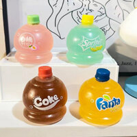 Coca Cola Soda Pinch Vui Vẻ Giảm Căng Thẳng Đồ Chơi Trắng Đào Sprite Fanta Chai Nước Giải Phóng Công Cụ Giảm Căng Thẳng