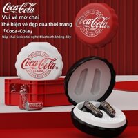 Coca Cola T13 Hình dạng nắp chai Tai nghe bluetooth ko dây Bluetooth 5.4 Độ trễ thấp Truyền cao Âm thanh vòm Giảm tiếng ồn