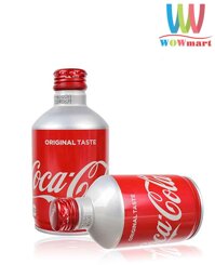 Coca Nhật chai nhôm nắp vặn 300ml x24 chai