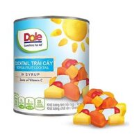 Cocktail Trái Cây Ngâm Siro, Tropical Fruit Cocktail in Syrup (836g) - DOLE