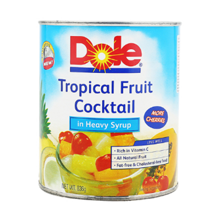Cocktail trái cây nhiệt đới Dole lon 836g