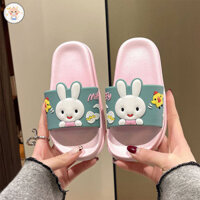 Coco baby Dép Trẻ Em Bé Gái Dễ Thương Trong Nhà Sử Dụng Nhà Trẻ Em Tắm Chống Trơn Trượt Dép Bố Mẹ-Con