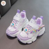 Coco baby Xuân Thu Giày thể thao thông thường dành cho trẻ em hoạt hình kỳ lân Giày chạy bộ thoáng khí và thoải mái