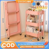 COCO Kệ Bỉm Sữa Gấp Gọn  3 Tầng Đa Năng  Kệ Tiện Lợi Kiểu Hàn Quốc, Chất Liệu Thép Carbon Cao Cấp, Nhiều Màu Sắc,