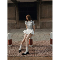 COCO SIN - Váy Bí Trắng Mini