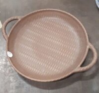 Cocoa - 2-handle Pan 28cm - Chảo 2 quai đan tre 28cm nâu trổ (matte) (Bamboo collection)