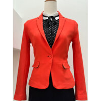 Cocomilan. Áo khoác nữ Blazer  màu cam  Hiệu Zara  2hand