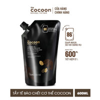 Cocoon Tẩy Da Chết Cơ Thể Body Cà Phê Đắk Lắk Thuần Chay Túi Refill Big Size 600ml