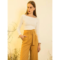 [Cocosin] Áo knit trắng dài tay size S (newtag) (có ảnh thật)