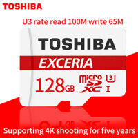♥COD + 100% Chính Hãng Chính Hãng Chính Hãng TOSHIBA EXCERIA U3 Thẻ Nhớ Micro SD 128Gb 64Gb 32Gb Class 10 Microsd TF Card UHS1 Pen Drive Flash