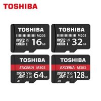 ♥COD + 100% Thẻ Nhớ Chính Hãng Chính Hãng 16GB 32GB U1 Class10 SDHC TOSHIBA Thẻ Micro SD 64GB 128GB SDXC U3 V30 4K Thẻ TF Microsd Cho Điện Thoại