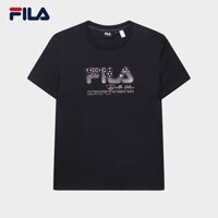 【COD】 Áo Thun FILA Tay Ngắn Màu Xanh Navy / Xanh Navy Thời Trang 2024 Cho Nữ