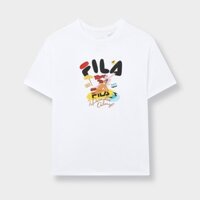 【COD】 Áo Thun Fila Tay Ngắn Màu Trắng Thời Trang 2024 Cho Nữ