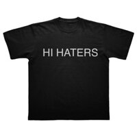 【COD】 Áo thun HIGHMODE "Haters" - Form Oversize, 100% cotton, unisex nam nữ