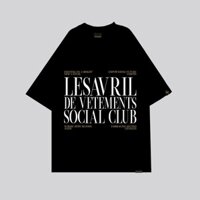 【COD】 Áo thun Lesavril de Vetements Social Club - Black