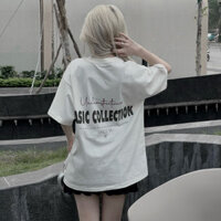 COD Áo thun local brand cổ tròn Uncle M cotton 100% nam nữ Unisex in lụa trame - Minimal tee /