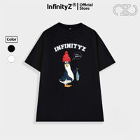 【COD】 Áo Thun Local Brand InfinityZ Unisex Premium Cotton Oversize Chim Cánh Cụt Vô Tri - INFI09