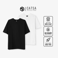 【COD】 Áo thun nam CATSA cổ tròn chất thun cotton 4 chiều dày dặn thấm hút mồ hôi tốt ATN302 - ATN301