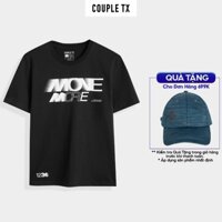 【COD】 Áo Thun Nam Couple TX Typo Art Motion More MTS 1321