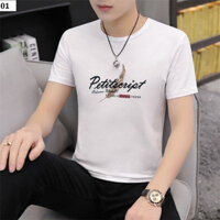 COD- Áo thun nam giá rẻ, áo thun cổ tròn tay ngắn,chất cotton thun lanh, co giãn, thấm mồ hôi tốt - Hàng mới về
