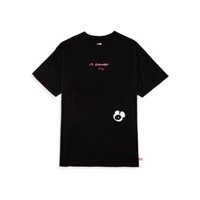 COD - Áo Thun POPPOP BUBLLE LOGO TSHIRT BLACK/WHITE