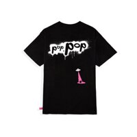 COD - Áo Thun POPPOP SPACE TEE BLACK