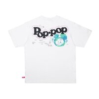 COD - Áo Thun POPPOP WORLD TEE WHITE