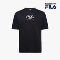 【COD】 Áo Thun Tay Ngắn Cổ Tròn In Chữ Fila 2024 FW2RSF2075X-Bk Thời Trang Cho Nam Và Nữ