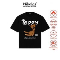 【COD】 Áo thun Unisex Nikolas 100% Cotton Mr Bean's Teddy Tee