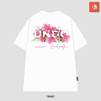 【COD】 Áo Thun Unisex Undo Rose Màu Trắng 100% Standard Cotton - Local Brand Chính Hãng