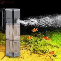 [Cod] Bộ lọc chìm bể cá, Bộ lọc tích hợp Bộ lọc bể cá Mini im lặng, Máy bơm không khí oxy bằng nhựa 7 / 8 / 20 / 25W Máy bơm không khí Máy tạo sóng bể cá