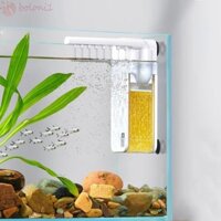 [Cod] Bộ lọc chìm bể cá, có thể điều chỉnh bằng máy bơm tuần hoàn nước bằng vải Cotton, Bộ lọc bể cá Mini im lặng 3 trong 1 bằng nhựa cho bể cá nhỏ