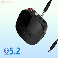 [Cod] Bộ thu âm thanh, Bộ chuyển đổi Bluetooth RCA Bluetooth 5.2, Giắc cắm AUX 3,5mm NFC U-Disk / TF Card Bộ thu Bluetooth không dây cho bộ dụng cụ ô tô