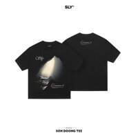(COD) COD - Áo thun cổ tròn SLY Son Doong màu đen