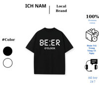 (COD) COD - Áo Thun Local Brand In Đồng Hồ Số Ảo Trước Ngực Chất Vải Cotton 100% Cao Cấp