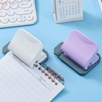 [Cod] Đấm giấy 6 lỗ, Đóng sách thủ công DIY Scrafts Loose-leaf Punch, Máy cắt giấy di động A4 B5 A5 Loose-leaf DIY Hole Punch Sinh viên