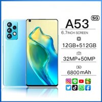 [COD] Điện thoại A53 mới (16GB/512GB) Hote để bán điện thoại thông minh chơi game 5G