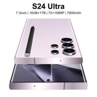 [COD] Điện thoại di động chính hãng S24 ULTRA 4G/5G 12GB + 512GB bộ nhớ lớn 7,5 inch FHD + màn hình AMOLED màu thật bảo hành chính thức điện thoại thông minh Android giá rẻ
