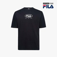 【COD】 FILA - Áo thun unisex cổ tròn tay ngắn Carnevale FW2RSF2075X-BLK