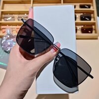 Cod (GZ9) Kính râm thời trang khung vuông dành cho nữ / nam đi biển Kính râm ngoại cỡ thẩm mỹ cổ điển UV400