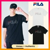 【COD】 Hàng Giao Ngay Năm 2024 Giao Ngay FILA 3D Logo Áo Thun Unisex 2023 Mới