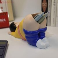 [Cod] Hộp đựng bút để bàn, Hộp đựng bút chì Doremon Fat Tiger Mông, Đồ dùng học tập Mô hình Đồ chơi Bút đứng Phim hoạt hình Văn phòng phẩm Tổ chức mỹ phẩm