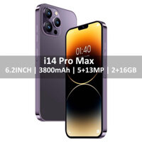 [COD] I14 Pro Max Điện Thoại Di Động Dưới 1 Triệu Sở Hữu Chính Hãng 6.2 Inch Bộ Nhớ Lớn 2+16 GB Hai Thẻ Sim Camera HD