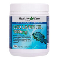 Cod Liver Oil 1000mg, hỗ trợ duy trì đôi mắt khỏe mạnh