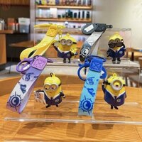 [Cod] Mặt dây chuyền chìa khóa Despicable Me, Túi trang sức quyến rũ Móc khóa người màu vàng nhỏ, Phim hoạt hình sáng tạo Minion Phim ngoại vi Despicable Me Hộp đựng chìa khóa ô tô Đồ chơi trẻ em