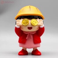 [Cod] Mô hình búp bê phong phú Chibi Maruko-Chan, Hình Anime Crayon Shin-Chan sưu tập ngộ nghĩnh, Đồ trang trí để bàn Phong phú Nhật Bản 13cm Shin-Chan PVC Model Trang trí xe hơi