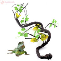 [Cod] Nhánh cây nho rừng bằng nhựa, Nhánh góc bò sát bằng nhựa mô phỏng, Nhánh leo núi rừng có thể uốn cong linh hoạt trang trí bể rắn Trang trí môi trường sống