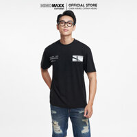 【COD】 NINOMAXX Áo thun nam tay ngắn cổ tròn họa tiết graphic 2301041