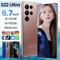 [COD] S22+Ultra Khuyến Mãi Điện Thoại Di động ​Smartphone 6.7inch Full Màn Hình Android Camera HD Bán HD Game